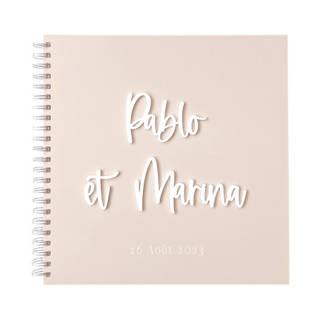 Livre d'or en plexiglas...