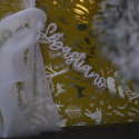 Etiquette cadeau de Noël personnalisable "prénom" - matière au choix
