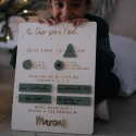 Grande pancarte personnalisable à remplir "Lettre au Père Noël"