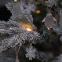 Lot de 5 mini décorations de sapin "animaux polaires"