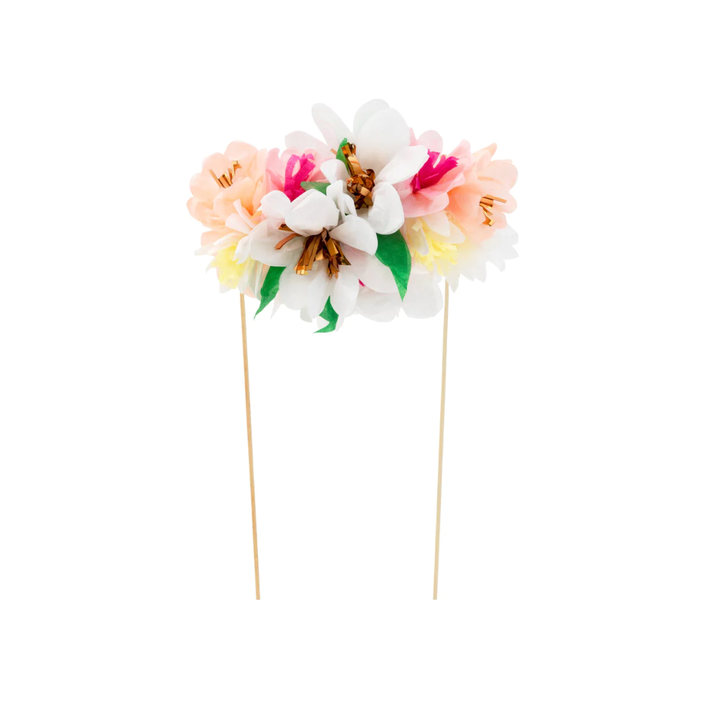 Cake topper "jolies fleurs"
