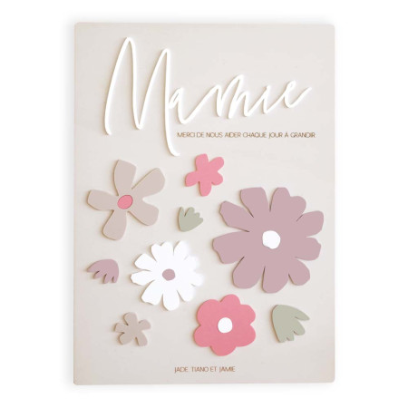 Grand panneau en bois...