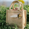 Panier de Pâques en jute personnalisable "carotte"