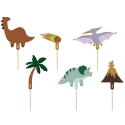 6 Cake topper gâteau Dinosaures