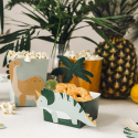 6 Boîtes pour snacks Dinosaures