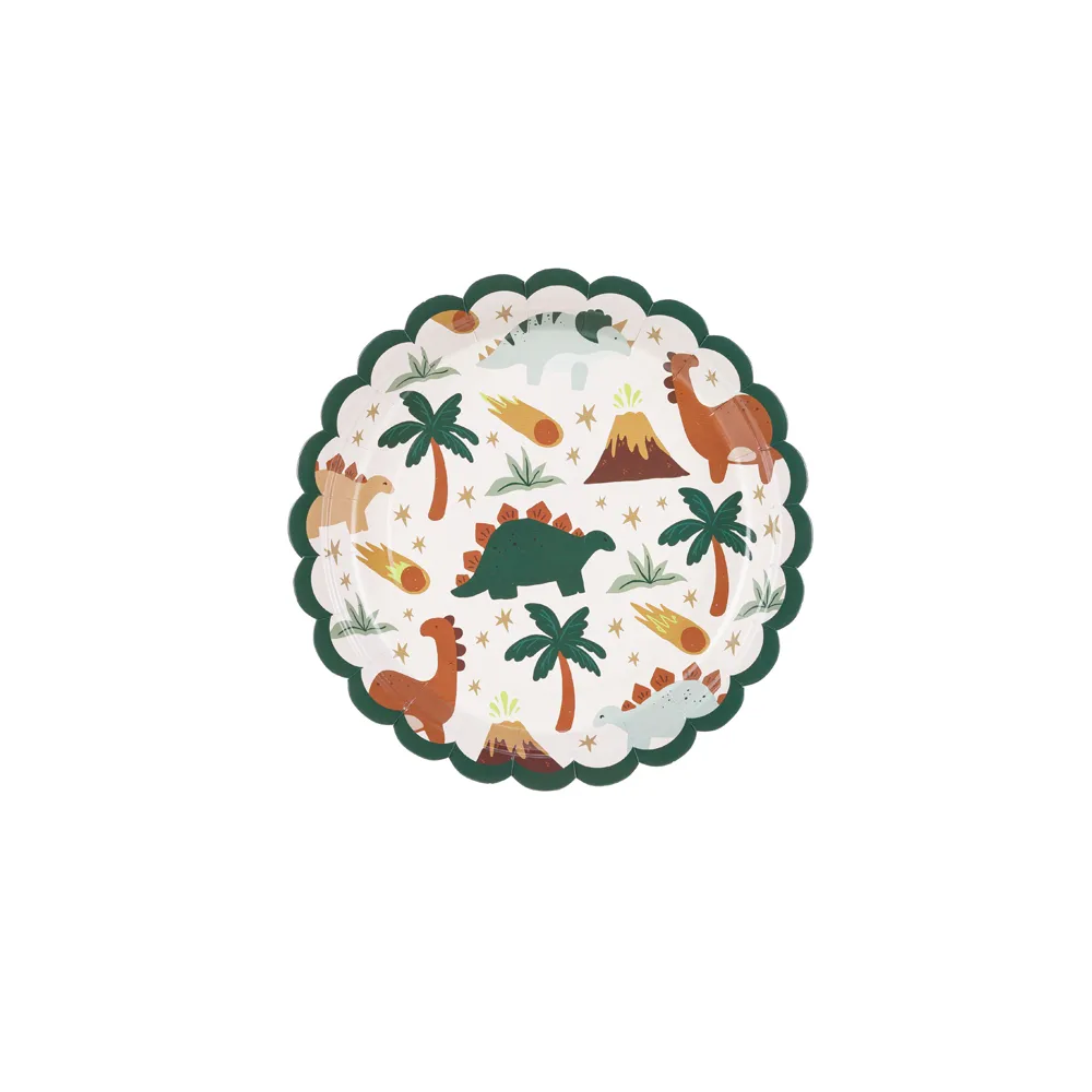 6 Assiettes Dinosaures