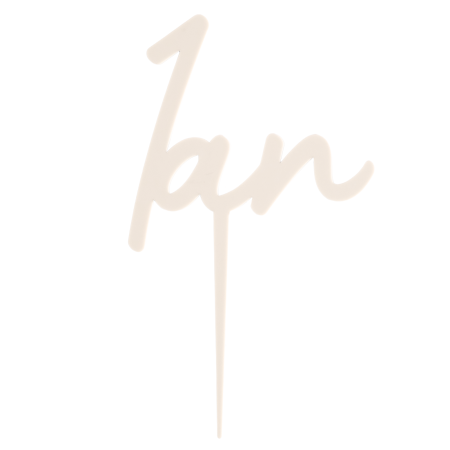 Cake topper plexiglas sable...