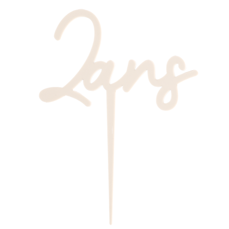 Cake topper plexiglas sable...