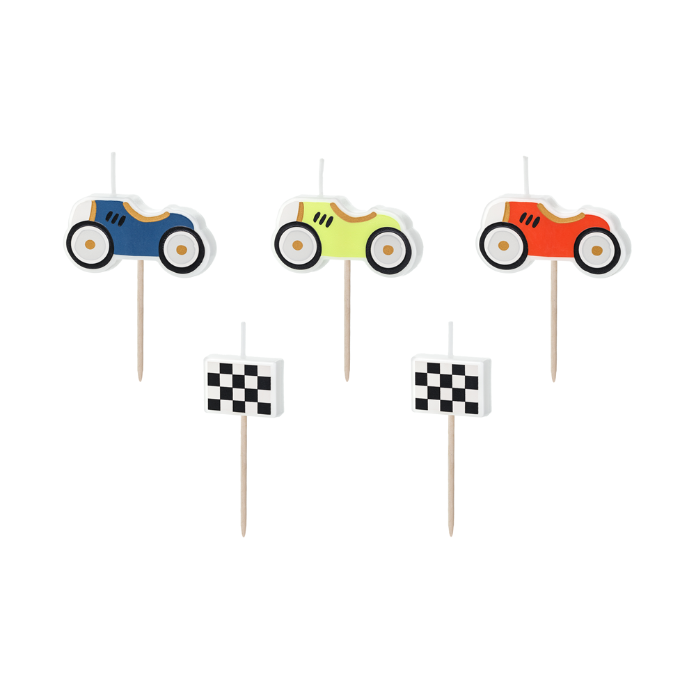 5 Bougies voitures de coeurse