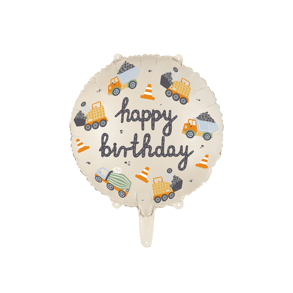Ballon mylar Véhicules de chantier