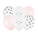 6 Ballons 30 cm - chaton