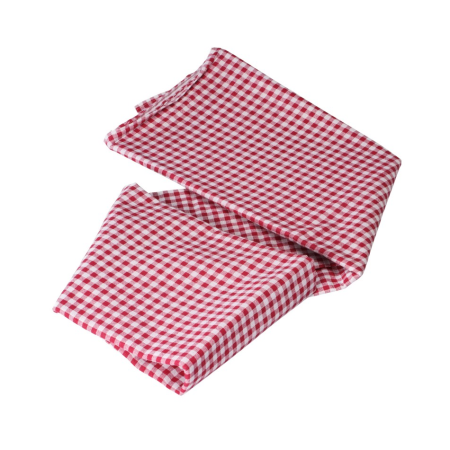 Nappe vichy rouge - 250 cm