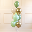 10 Ensemble de ballons en latex - mix vert
