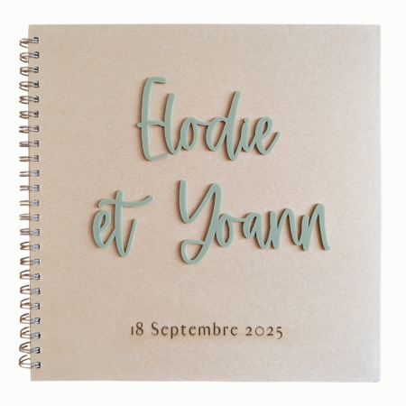 Livre d'or en plexiglas...