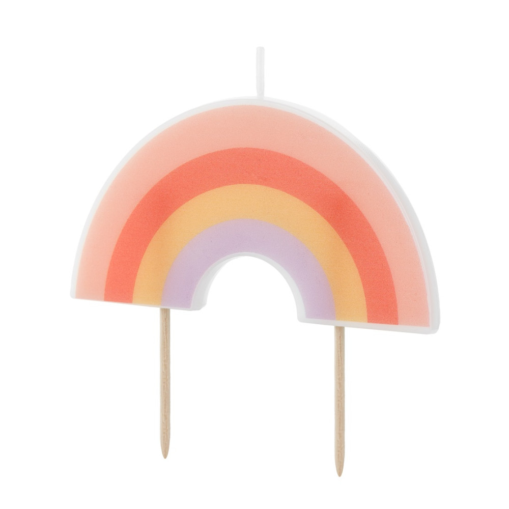 Bougie arc-en-ciel