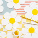 12 Serviettes de table Marguerite