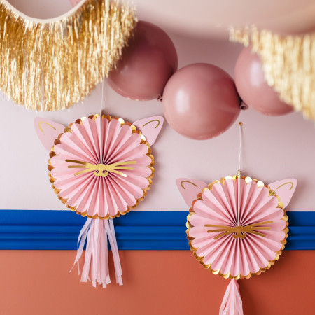 2 Rosettes Décoratives chatons