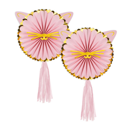 2 Rosettes Décoratives chatons