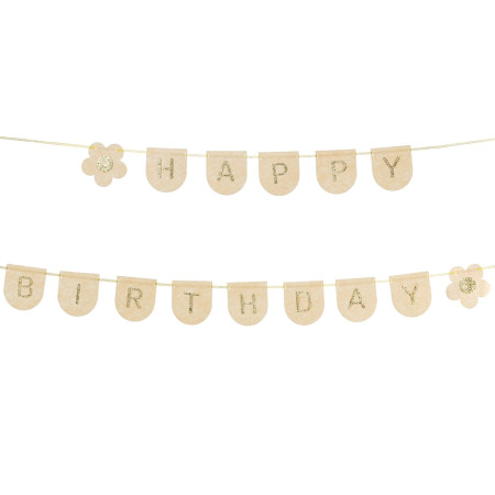 Bannière en feutre - Happy...