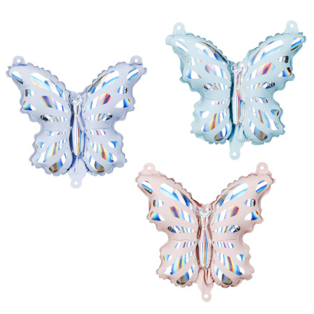 3 Ballons mylar Papillons...