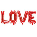 Ballon mylar Love - rouge