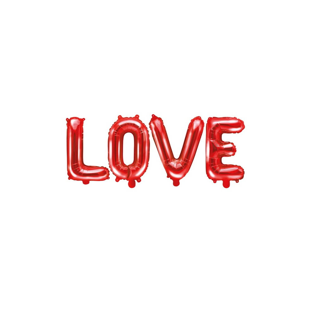 Ballon mylar Love - rouge