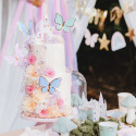 9 Cake topper papillons