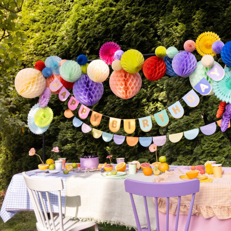 Boule de papier alvéolé-...