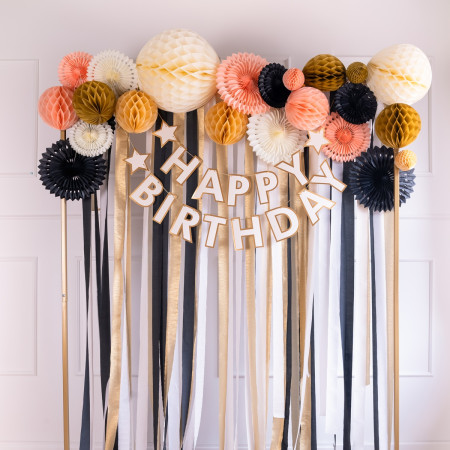 Boule de papier alvéolé-...