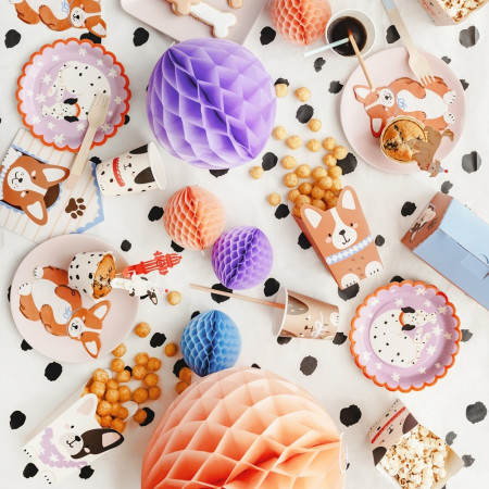 Boule de papier alvéolé-...