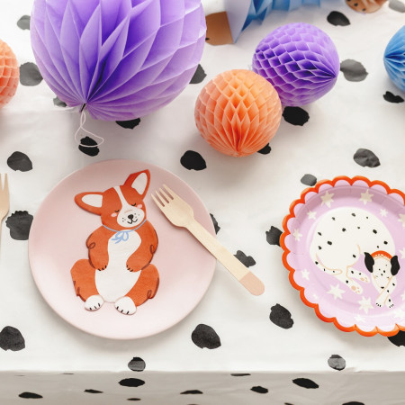 12 serviettes "chien corgi"...