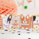 6 Boîtes à popcorn Chiens