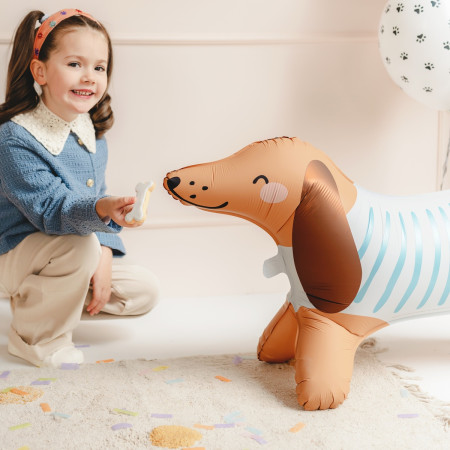 Ballon en mylar Teckel Debout