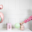 Bouteille d'hélium - rose - max 20 ballons