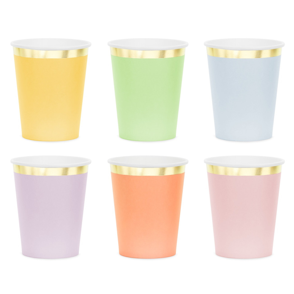 6 Gobelets - Mix - 220 ml