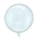 Ballon boule - 40cm - bleu transparent