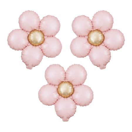 3 ballons mylar "marguerite...