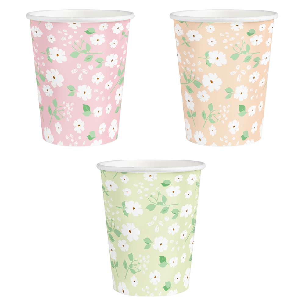 6 gobelets "liberty pastel" - 270 ml