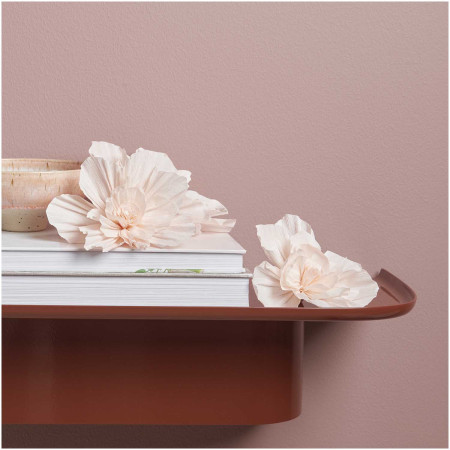 3 fleurs papier crépon...