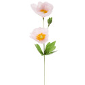 Fleur en papier crépon "coquelicot"