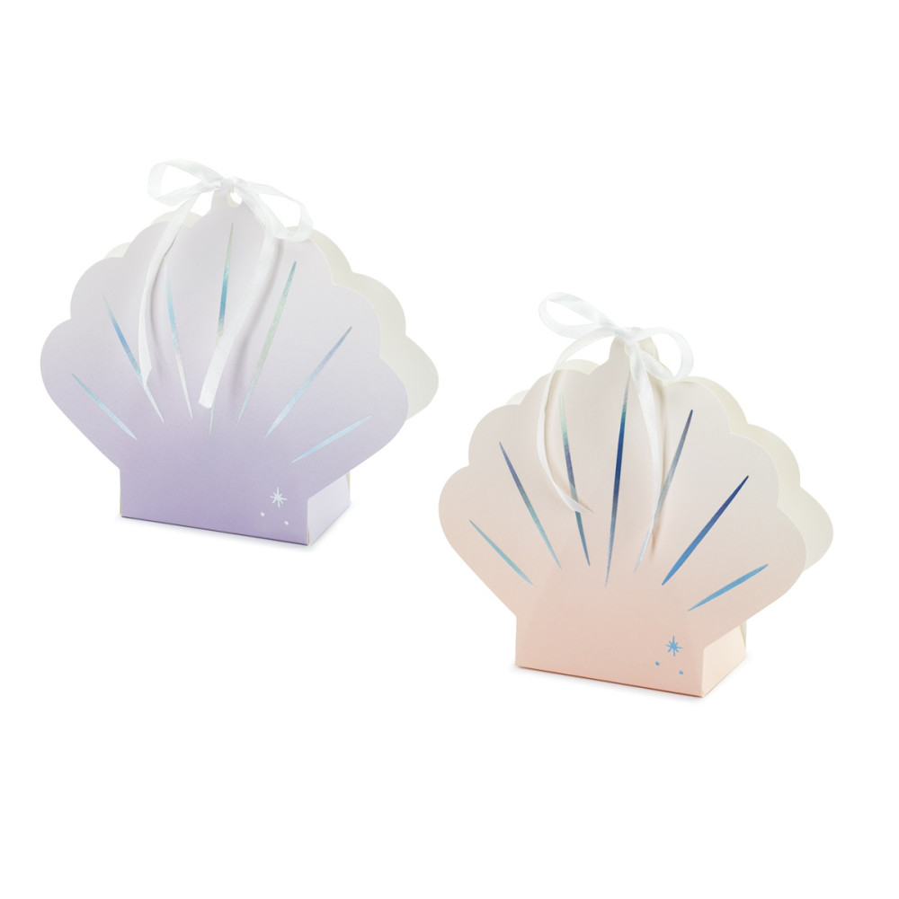 4 Boîtes Coquillage