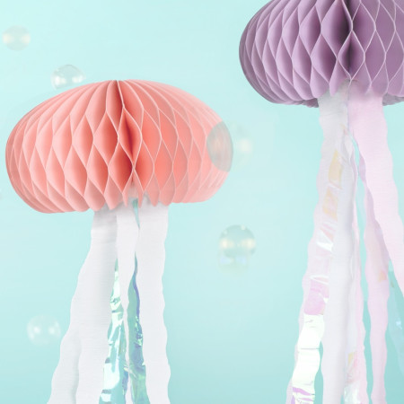 3 Décorations en papier de...