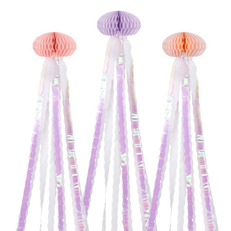 3 Décorations en papier de...