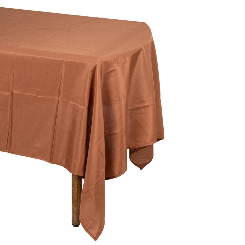 Nappe en tissu brique - 240 cm
