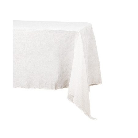 Nappe blanche en tissu...