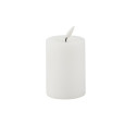 Bougie LED cylindrique "blanc" - 10 cm