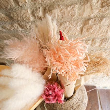 Bouquet séché "avoine rosé"...