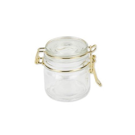 Pot hermétique en verre - 7 cm