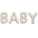 Ballon mylar Baby - beige
