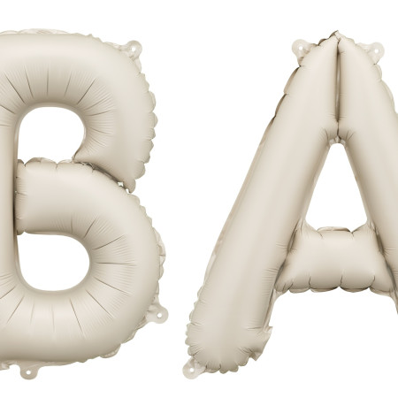 Ballon mylar Baby - beige